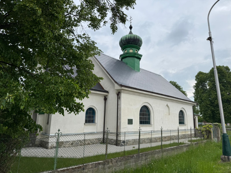 Oprava střechy kostela, Štěpánov