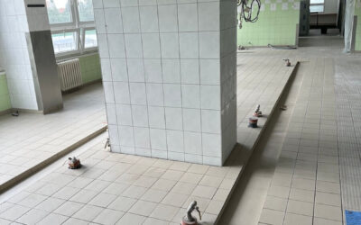 Oprava podlah kuchyně ZŠ, Olomouc