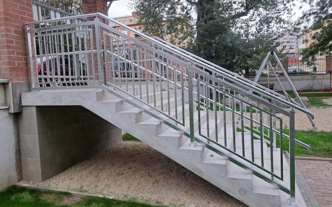 Rekonstrukce schodiště DDM Olomouc