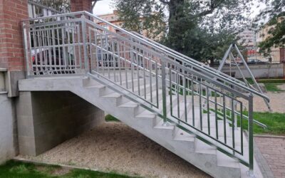 Rekonstrukce schodiště DDM Olomouc